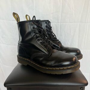 Dr. Martens Shiny Black Combat Boots